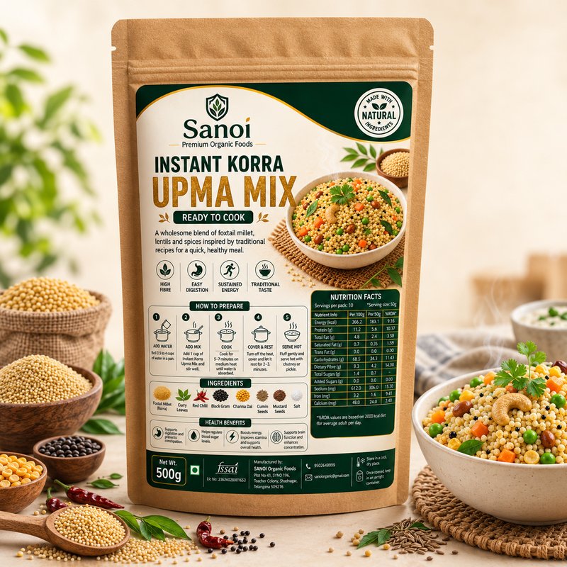 SANOI Instant Korra Upma Mix
